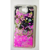 Cover for Huawei Y5 2017 water glitter