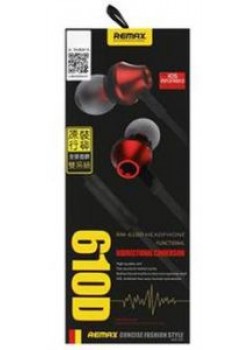 Remax RM-610D In-ear Stereo Headphone - Red